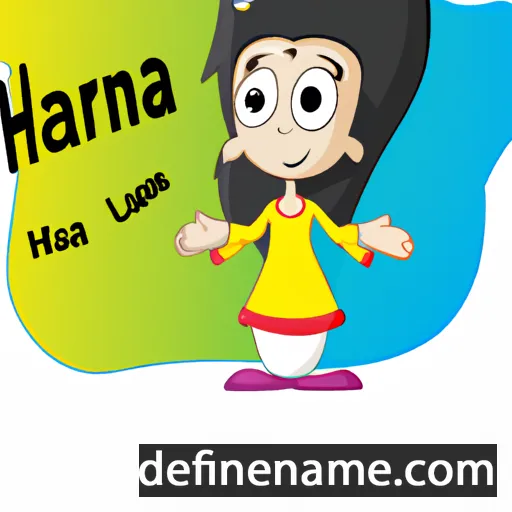 Harnaaz cartoon