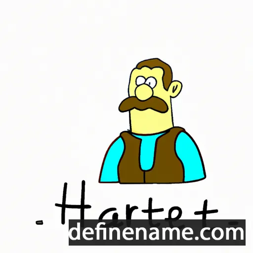 cartoon of the name Harnett