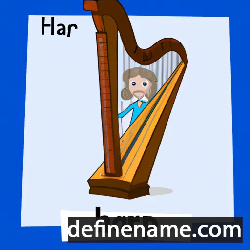 cartoon of the name Harp