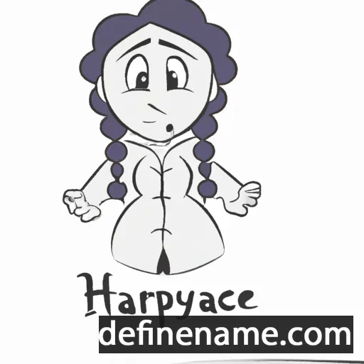 Harpalyce cartoon