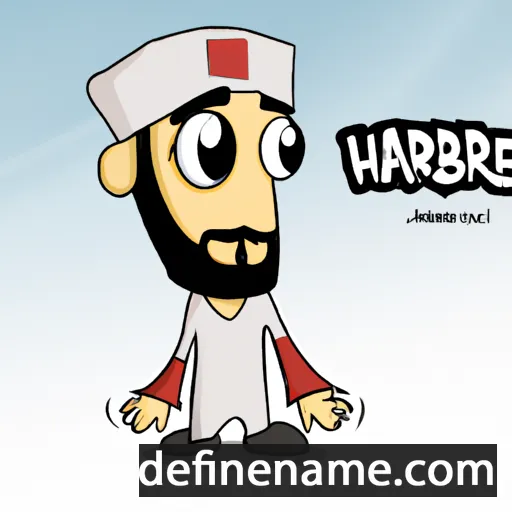 cartoon of the name Harreeb