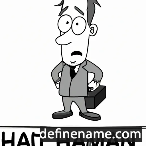 cartoon of the name Hartman