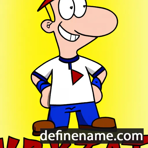 cartoon of the name Hartvik