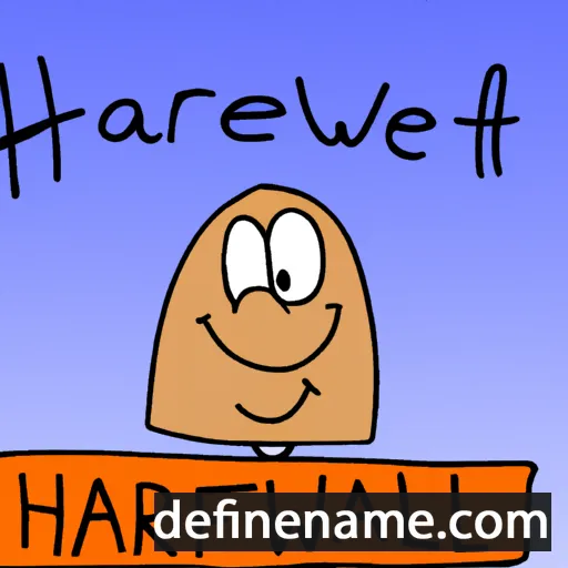 cartoon of the name Hartwell