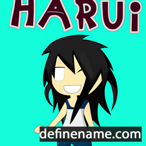 Harui cartoon