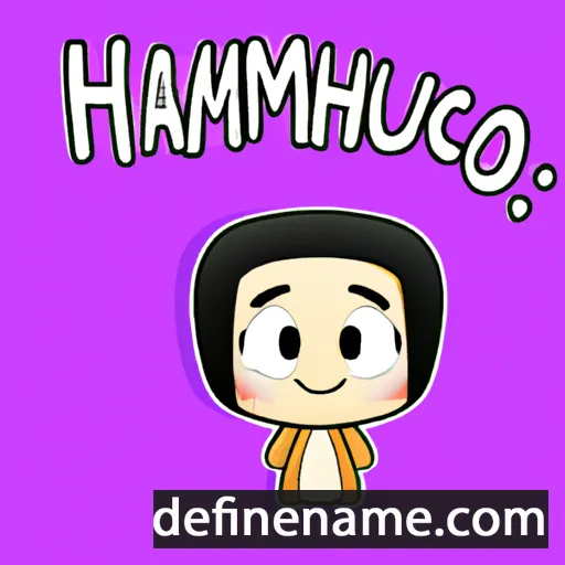 cartoon of the name Harumichi