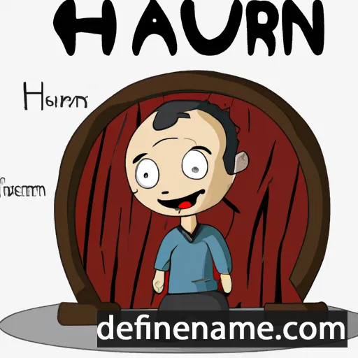 cartoon of the name Harun