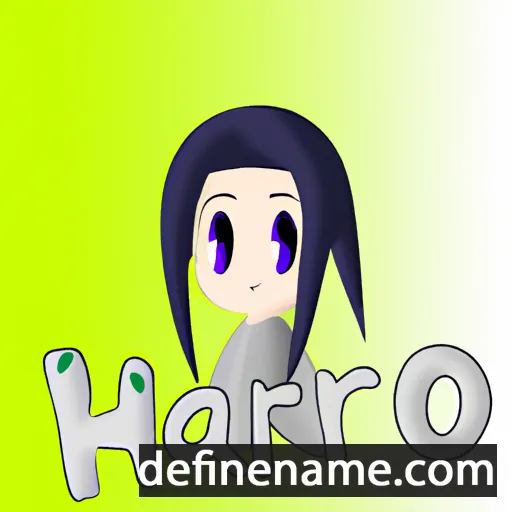 cartoon of the name Haruno