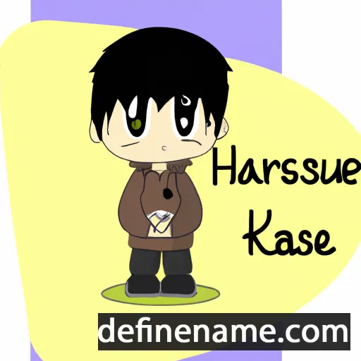 cartoon of the name Harusuke