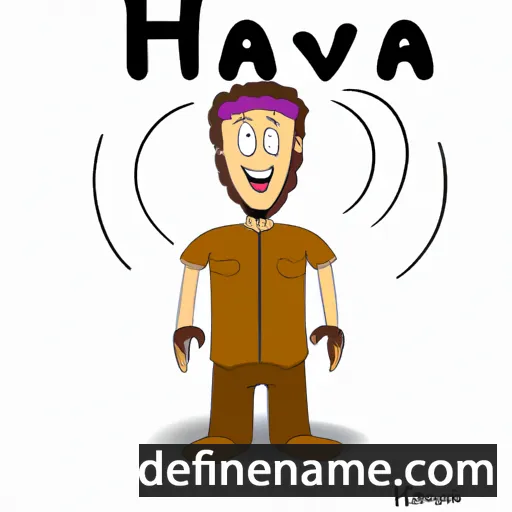 cartoon of the name Harva