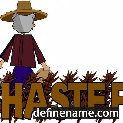 cartoon of the name Harvest