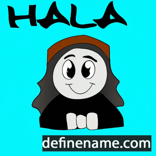 cartoon of the name Hasala