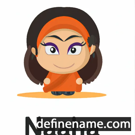 cartoon of the name Hasana