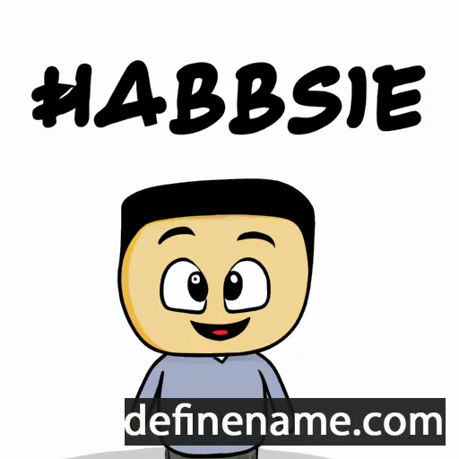 cartoon of the name Hasbie