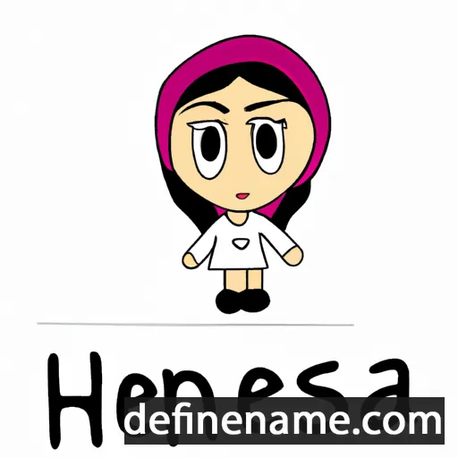 cartoon of the name Haseena