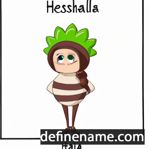 cartoon of the name Haseleria