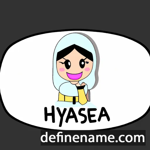 cartoon of the name Haseya