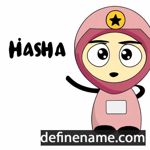 cartoon of the name Hassia