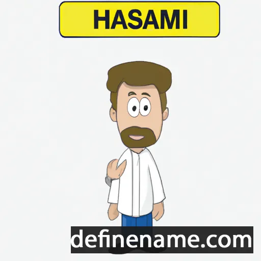 cartoon of the name Hassim