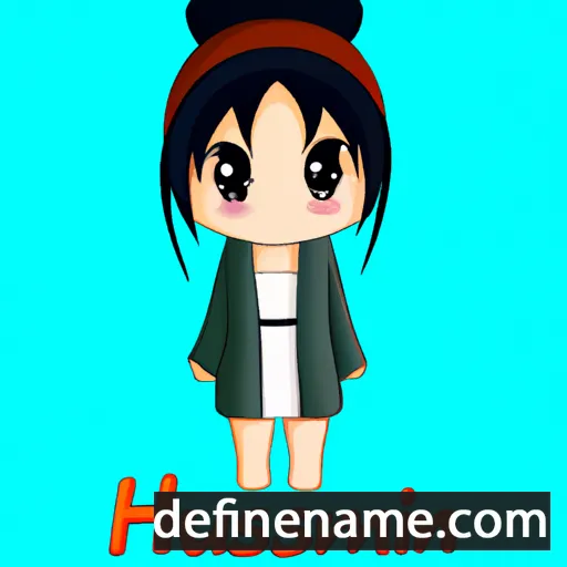 cartoon of the name Hasumi