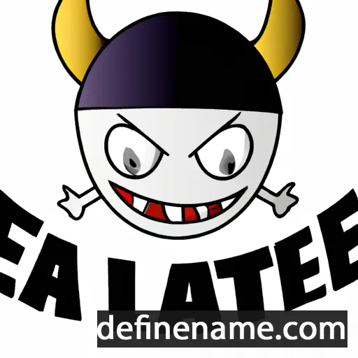 cartoon of the name Hate-evil