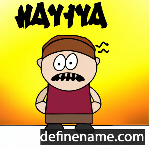 cartoon of the name Hateya