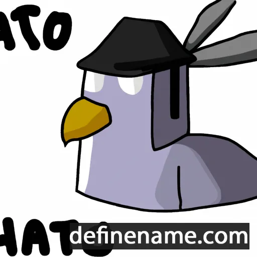 cartoon of the name Hato