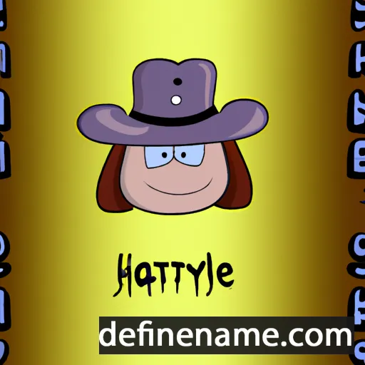 cartoon of the name Hattye