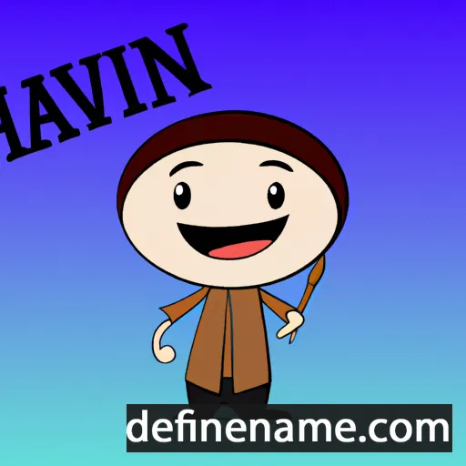 cartoon of the name Havin