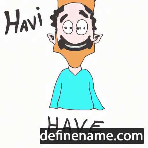 cartoon of the name Havish