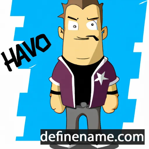 cartoon of the name Havok