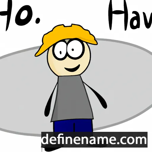 cartoon of the name Havvo