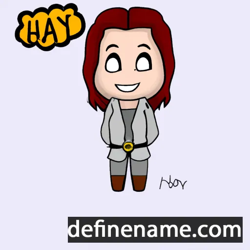 cartoon of the name Havyn