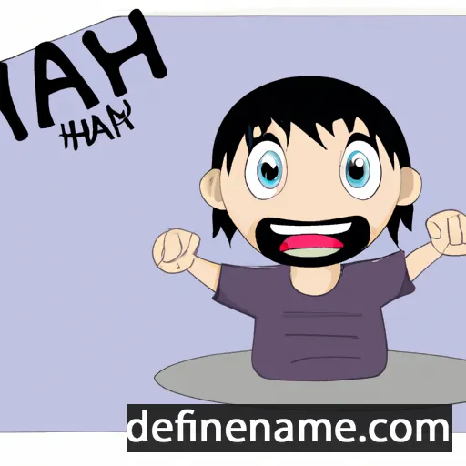 cartoon of the name Hayam