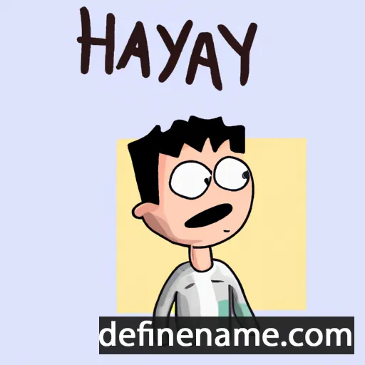 cartoon of the name Hayatt