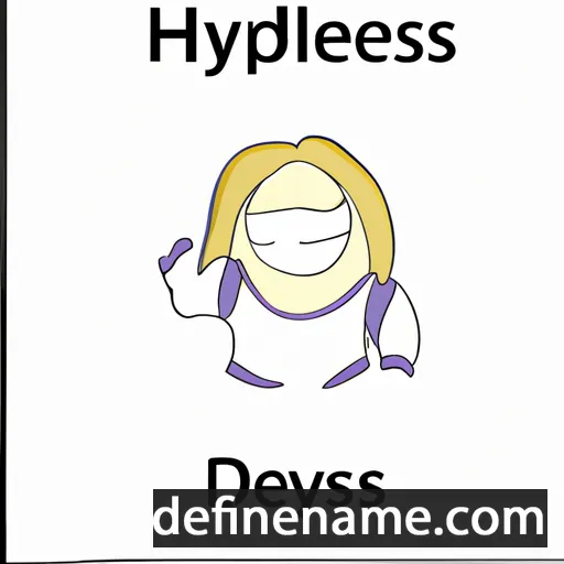 cartoon of the name Haydelis