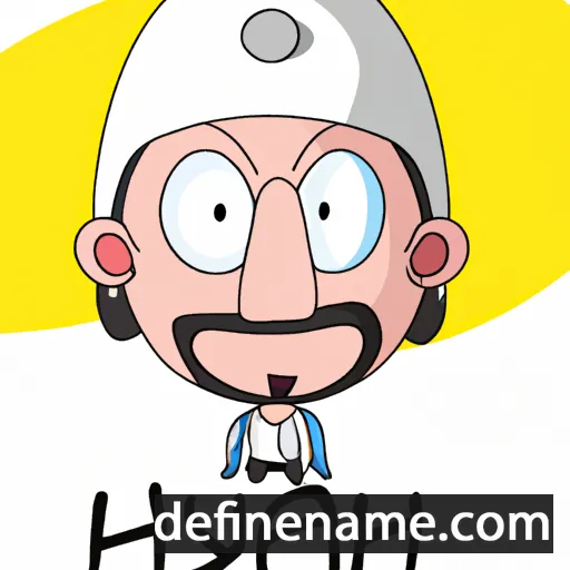 cartoon of the name Haythem