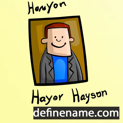 cartoon of the name Hayward