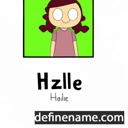 cartoon of the name Hazel