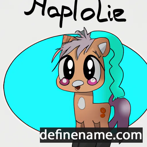 cartoon of the name Hazelelponi