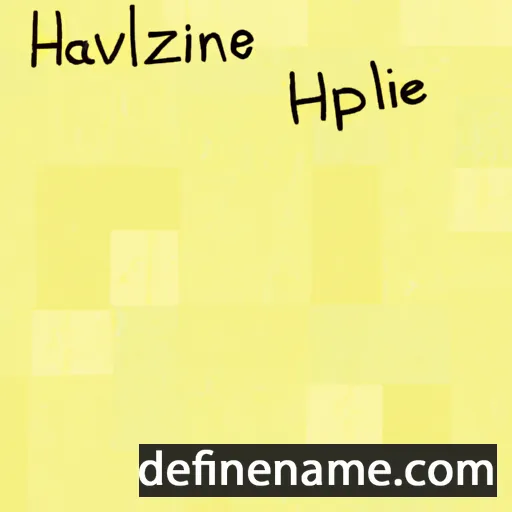 Hazeline cartoon