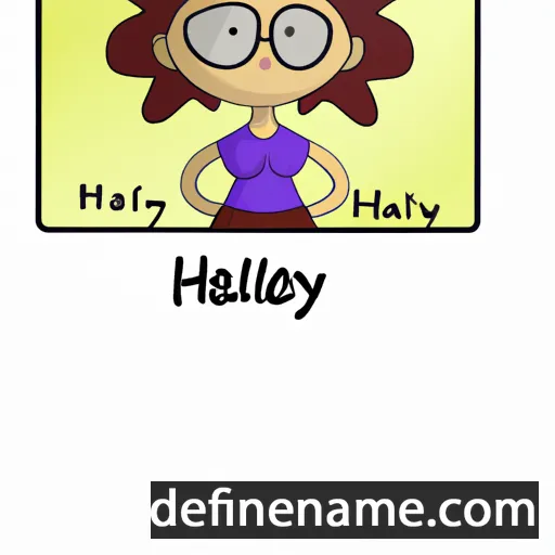 cartoon of the name Hazely