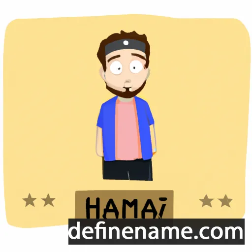 cartoon of the name Hazm