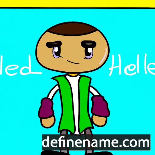 cartoon of the name Healfdene