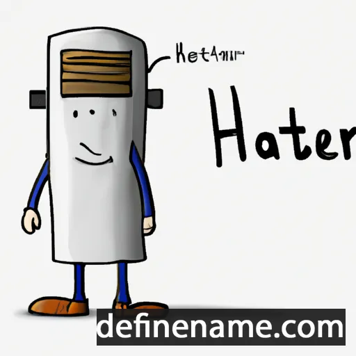 cartoon of the name Heater