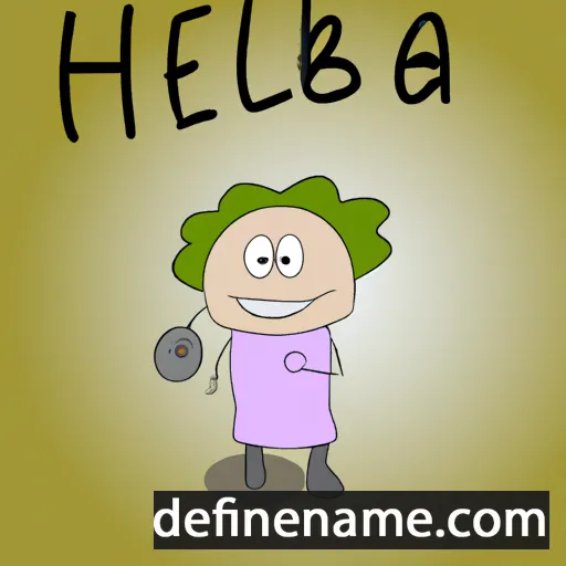 cartoon of the name Hebbla