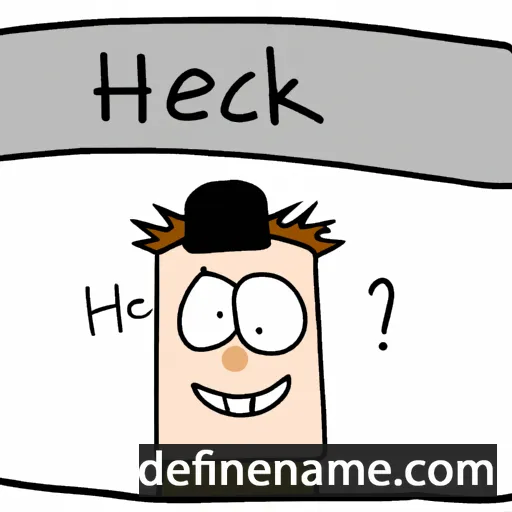 cartoon of the name Hecke