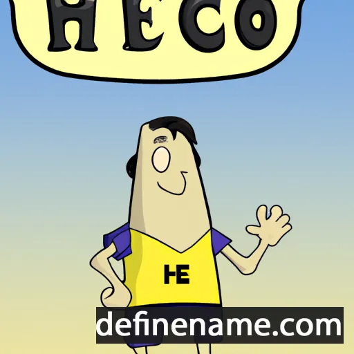 cartoon of the name Hecto