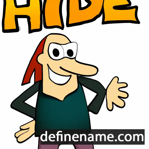 cartoon of the name Hedde