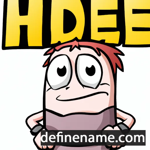 cartoon of the name Hede